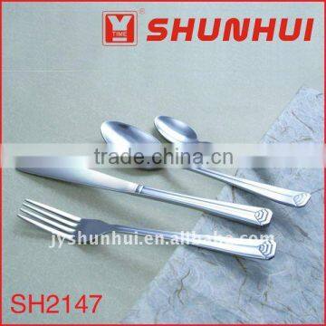 Stainless steel spoon knife fork set