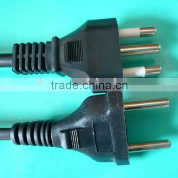 brazil power plug ROHS Black