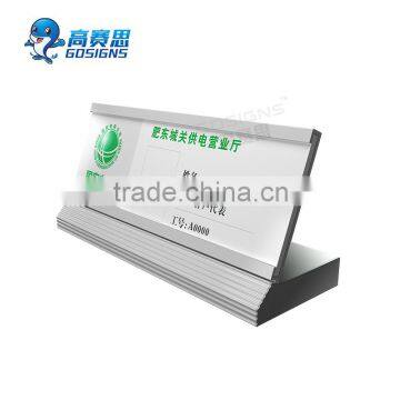 practical counter restaurant metal table sign holder