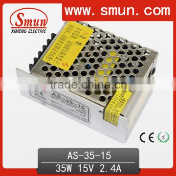 AS-35-15 35W 15V Small Volume Power Supply CE RoHS Approved