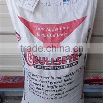 Bopp laminated woven grass seed bag 20kg 50kg made in China