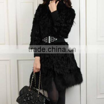 2015 wholesale price women winter cashmere wool coat