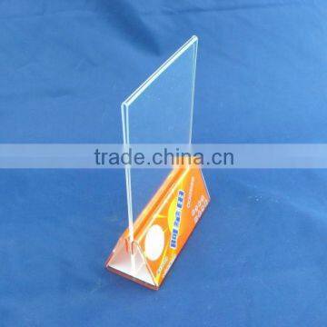 acrylic table stand menu holder for restaurant