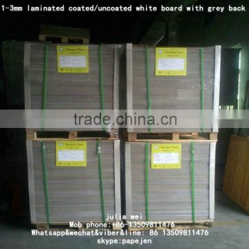 White face Coated Duplex Board Grey Back Packaging In Sheets