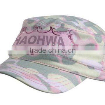 women fashion military cap