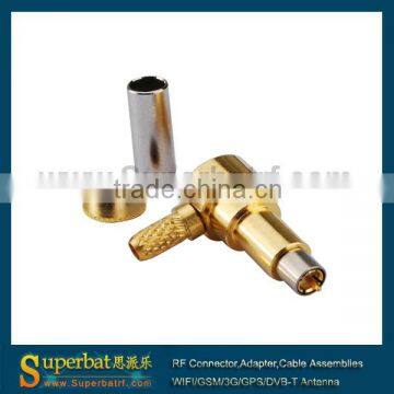 Test Probe RF connector MCC plug Crimp Right angle connector for RG316 New Listing