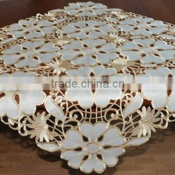 banquet table cloth , flower decorative table cloth , embroidered table cloth