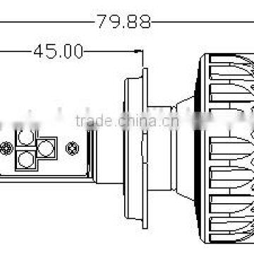 2015 New Arrival! Waterproof h7 Led Jeep Lights photo-4