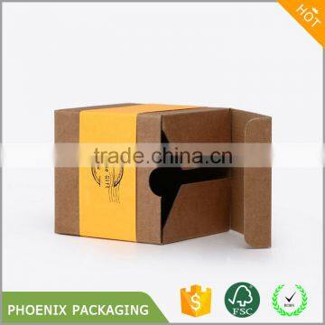 Customized kraft paper box with PVC window