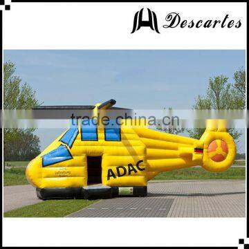 USA yellow custom made inflatable replica helicopter airplane for large events