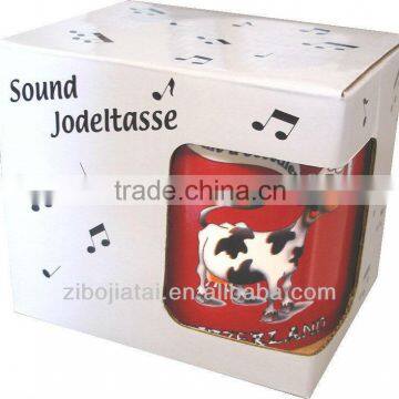 11oz Decaled Ceramic Music Mug with Window Box Packing