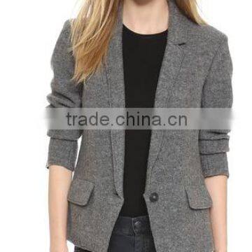 New Womens MELTON WOOL JACKET