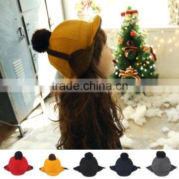 MZ3018 Girls Boys Kids Kids Hat Earflap Cap Beanie Hats