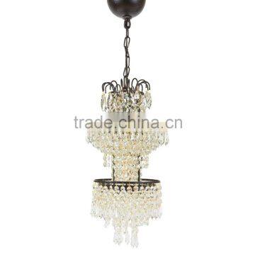 11.21-4 Real glass crystals adorn Illuminate your home's inner beauty Tier Antique Lights Crystal Chandelier