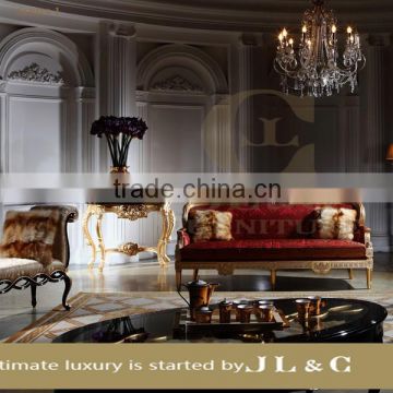 JS01-11 Living Room Hand Engraving Sectional Sofa JL&C Luxury Home Furniture New Sofa Designs