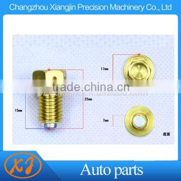 refit high precision aluminum cnc oil tank bolts with magnet