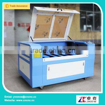 CO2 China high speed blue and white 1290 laser engraving machine with up and down platform 1200*900mm