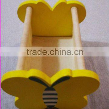 wood baby crib or cradle toy small baby doll bed