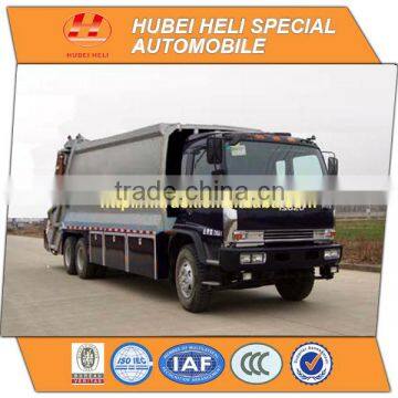 JAPAN technology 6x4 16m3 heavy duty rear loading garbage truck with pressing mechanism