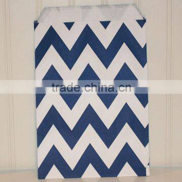 Navy Blue and white Chevron Candy Bags for Candy Bars