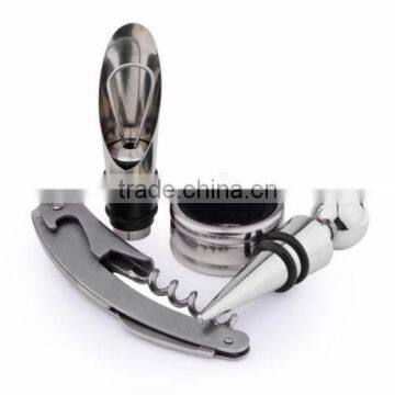 4 in 1 corkscrew wine bottle opener wine stopper wine pourer set