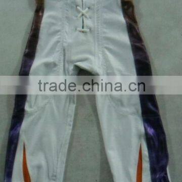 100% polyester Custom Sublimation Heavy spandex American Football Pants