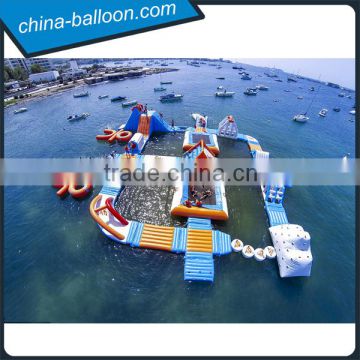 giant inflatable water park/a set of water park/floating aqua park for summer water game