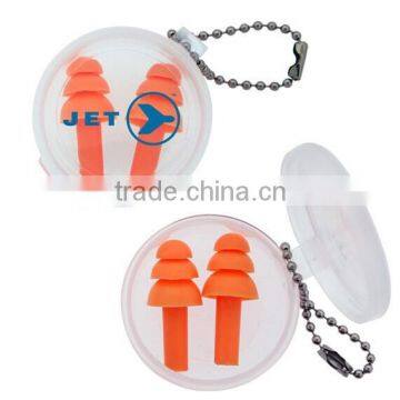 portable travel inflight earplug with case