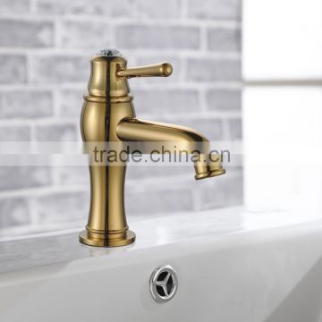 Classical Rose Golden Color Basin Water Tap