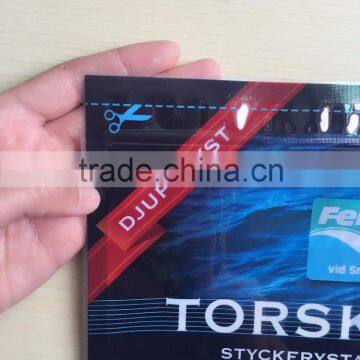 Zipper Three Sides Heast Seal High Quality Wholesale Plastic Bags For Frozen Food Quality Choice