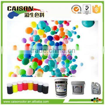 pigment colorant for personalised balloon coating