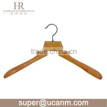 HRW-8500NP durable wooden cloth hanger wooden coat hanger