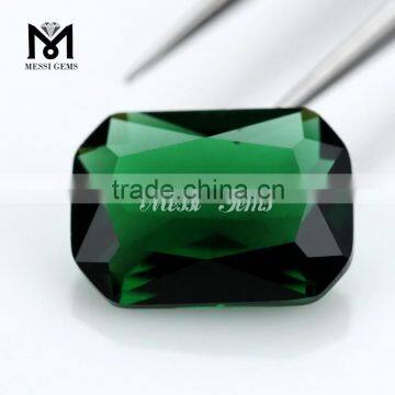 Hotsale Good Quality Gem Cut Octagon 10x14 Green Tourmaline Crystal Stone