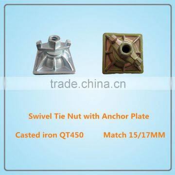 Swivel Tie Nut with Anchor Plate