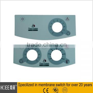 waterproof round hole membrane label membrane keypad panel