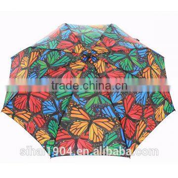 Automatic Design Light Frame Promotion Custom 3 Foldable Umbrella photo-2
