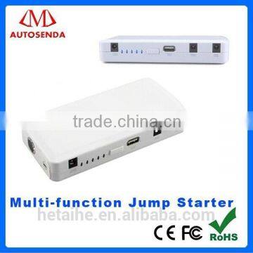 Cost effective 12000mAh multi-function jump starter, lithium battery jump starter