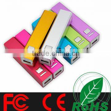 Shenzhen Factory offer portable power bank 2600mAh/2000mAh emergency mobile phone charger