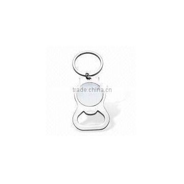 silver bottle opener keychain