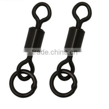 long body rolling swivel with solid ring for carp fishing