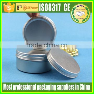 150 gram/ 200 gram/250 gram Aluminum cream jar stock available aluminium tin/aluminum can