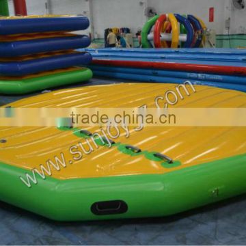 Factory Price Water Game Inflatable Floating Trampoline for Water Used Children Adult