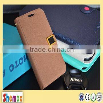 Wholesale magnetic flip wallet case for huawei y210