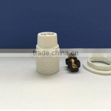 E12 UL approved electric threaded plastic lamp holder