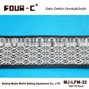 Cake edge silicone mat,lace border mould,most popular lace maker