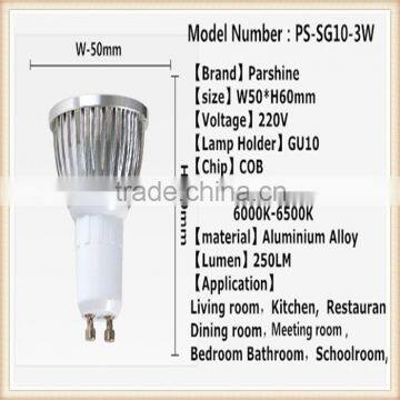 Latest Technology Gu10 Led Spotlight 180LM 220v Led Spot Light 50mm Gu10 Led Bulb photo-6