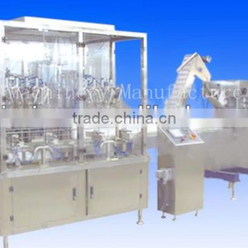 Automatic yoghourt filling machine