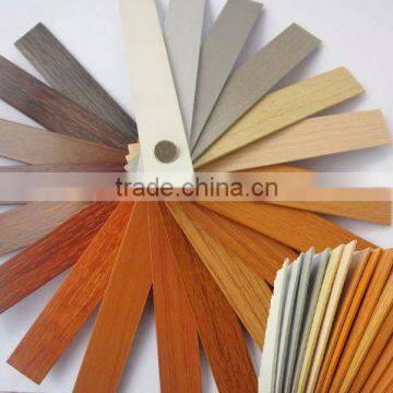 Solid and wood grain 1mm pvc edge banding