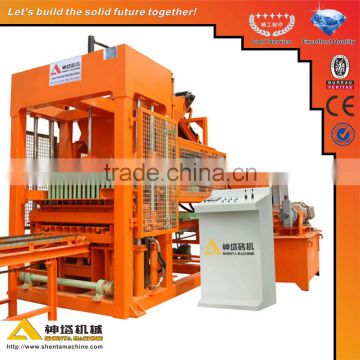 Hot sale! PLC controller QT5-15 automatic stone dust brick making machine india