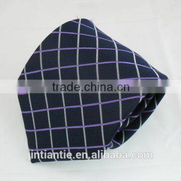 2016 Fashion High Quality Black Checked Mens Silk Tie photo-4